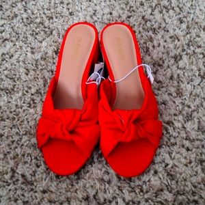 Old Navy, size 6 red heels
